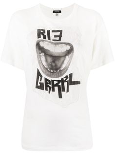 R13 футболка Grrrl с принтом