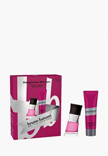 Набор парфюмерный Bruno Banani Dangrs Woman Туалетная вода 30 мл + гель для душа 50 мл