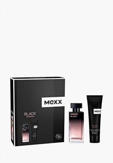 Набор парфюмерный Mexx Black Woman Туалетная вода 30 мл + гель для душа 50 мл