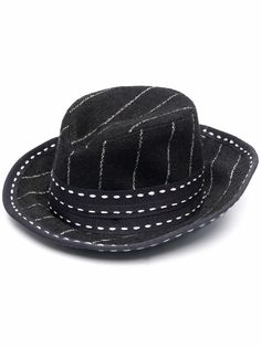 Moschino шляпа с контрастной строчкой