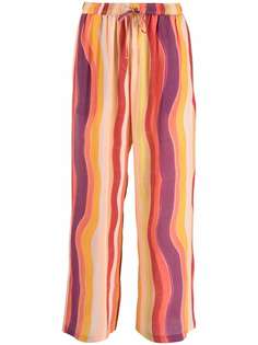 Être Cécile прямые брюки с принтом