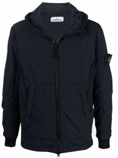 Stone Island куртка с карманами и нашивкой Compass