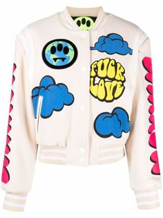 BARROW бомбер с графичным принтом