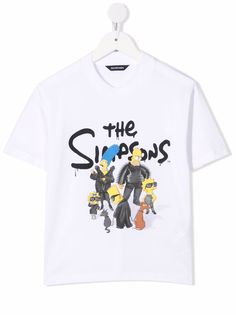 Balenciaga Kids футболка с принтом The Simpsons