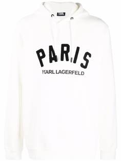 Karl Lagerfeld худи Paris с вышитым логотипом