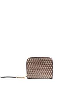 Fendi кошелек с круговой молнией и логотипом FF