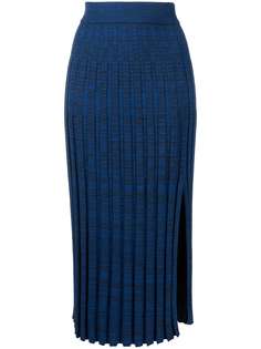 JOSEPH плиссированная юбка с разрезом