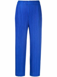 Pleats Please Issey Miyake укороченные плиссированные брюки