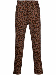 Pt01 брюки чинос с леопардовым принтом