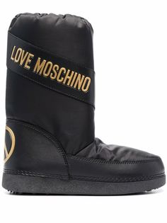Love Moschino зимние сапоги с логотипом