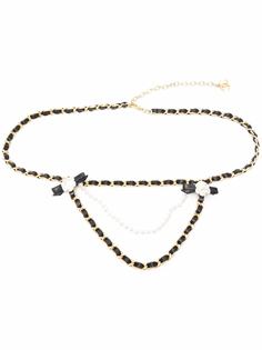 Chanel Pre-Owned цепочный ремень 2000-х годов с логотипом CC