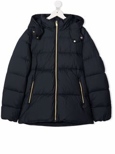 Woolrich Kids пуховик с капюшоном