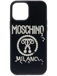 Moschino чехол для iPhone 12 Pro Max с логотипом