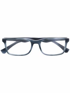Emporio Armani очки в квадратной оправе с логотипом
