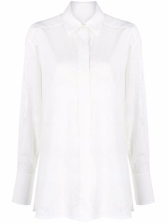 Givenchy рубашка с длинными рукавами и узором