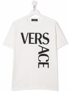 Versace Kids футболка с логотипом