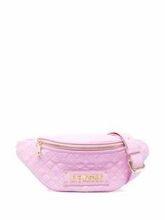 Love Moschino стеганая поясная сумка с логотипом