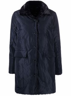 Aspesi пальто с искусственным мехом