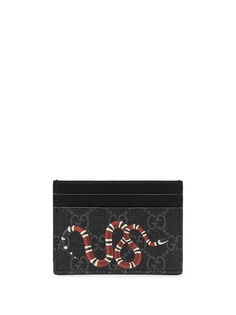 Gucci картхолдер GG Supreme Kingsnake