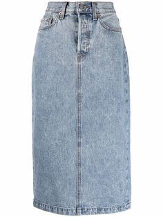 WARDROBE.NYC джинсовая юбка миди