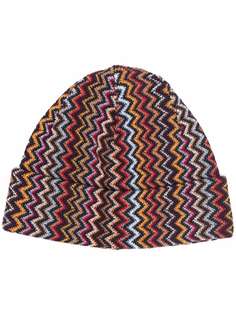 Missoni шапка бини с узором зигзаг