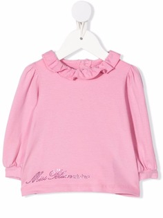 Miss Blumarine блузка с логотипом