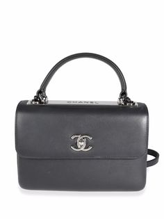 Chanel Pre-Owned маленькая сумка Trendy с логотипом CC