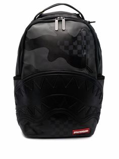 Sprayground камуфляжный рюкзак с монограммой