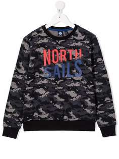 North Sails Kids толстовка с логотипом