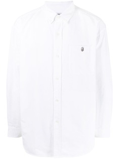A BATHING APE® рубашка с вышитым логотипом Bape