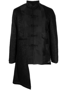 Comme Des Garçons Homme Plus жаккардовый жакет асимметричного кроя