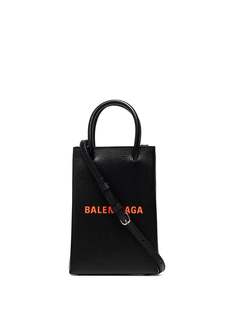 Balenciaga мини-сумка с ручками и ремнем