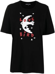 Markus Lupfer футболка Love Birds с принтом