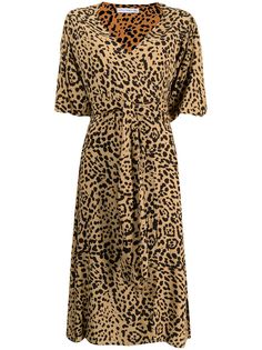 Faithfull the Brand платье Elfrida с леопардовым принтом