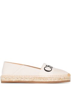 Chloé эспадрильи Woody с логотипом Chloe