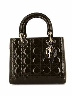 Christian Dior сумка Lady Dior pre-owned среднего размера