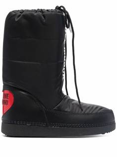 Love Moschino дутые сапоги с логотипом