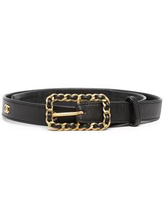 Chanel Pre-Owned ремень 1994-го года с пряжкой CC