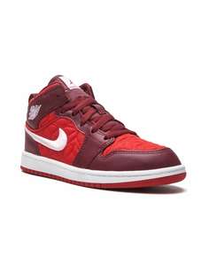 Jordan Kids кроссовки Air Jordan 1 Mid SE Red Quilt