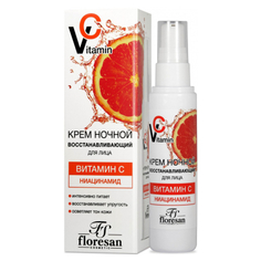Floresan, Ночной крем для лица «Витамин С», 75 мл ФЛОРЕСАН