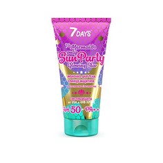 7 Days, Молочко для тела Sun Party Glowing Star, SPF 50 PA++++, 150 мл