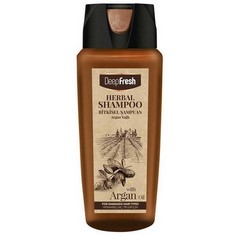Deep Fresh, Травяной шампунь укрепляющий с аргановым маслом для окрашенных и поврежденных волос «С аргановом маслом», 500 мл