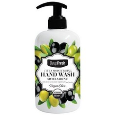 Deep Fresh, Увлажняющее жидкое мыло для рук «Эгейские оливы», 500 мл