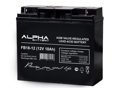 Аккумулятор LFA 12V 18Ah FB18-12 Alpha