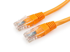 Сетевой кабель Ripo Plus U/UTP cat.5e 2xRJ45/8P8C T568B LSZH 0.5m Orange 003-300122