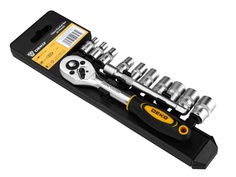 Deko DKMT12 с трещоткой 1/4 12 предметов 065-0324 ДЕКО