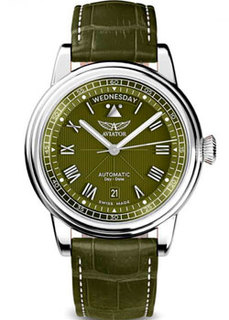 Швейцарские наручные мужские часы Aviator V.3.35.0.278.4. Коллекция Douglas DC-3