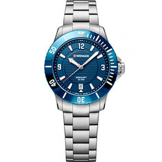 Швейцарские наручные женские часы Wenger 01.0621.111. Коллекция Seaforce