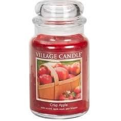 Ароматическая свеча "Crisp Apple", большая Village Candle