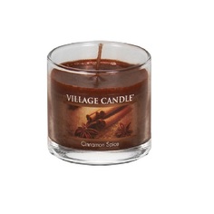 Ароматическая свеча "Cinnamon Spice", стакан, маленькая Village Candle